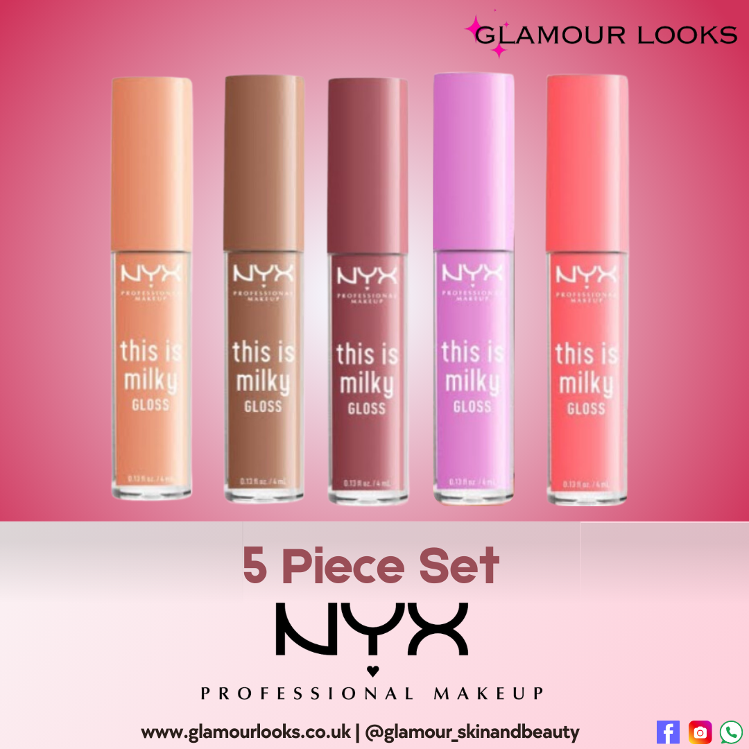 NYX Professional Makeup This Is Milky Gloss Set of 5 (4ml)