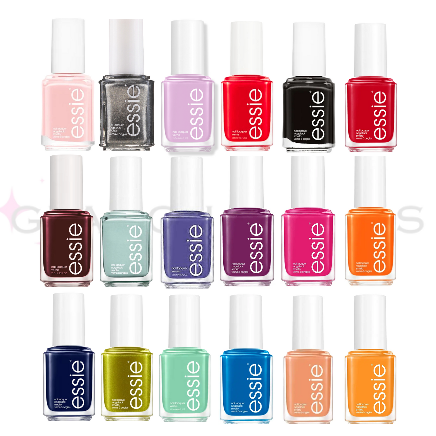 Essie Nail Lacquer Set of 8 Assorted Shades Nail Polish