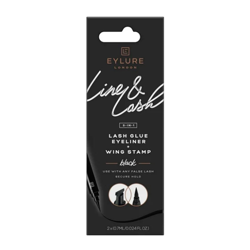 Eylure Line & Lash 3-in-1 Lash Glue, Eyeliner and Wing Stamp