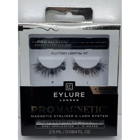 Eylure Promagnetic No.117 Fluttery Light Natural Fiber False Eyelashes