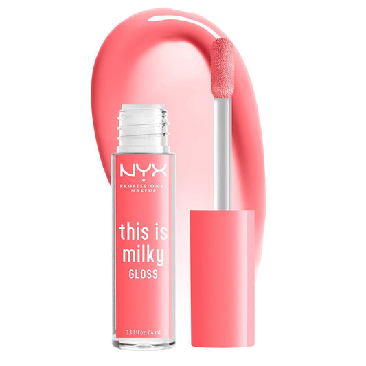 NYX This Is Milky Lip Gloss Moo-dy Peach