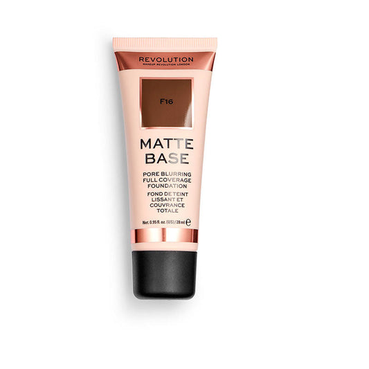 Revolution Matte Base Foundation F16