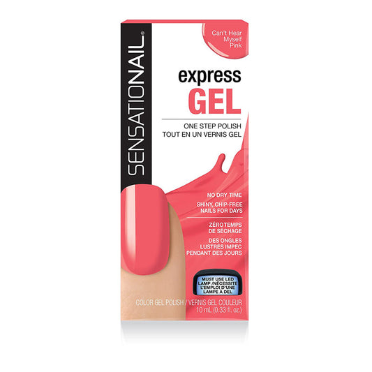 Sensationail Express Gel Polish Can'T Hear Myself Pink